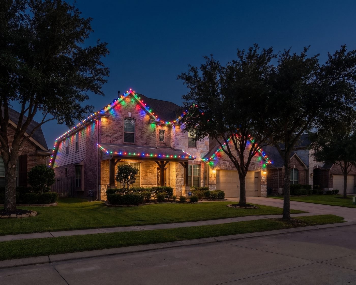 Multicolor lights design preview